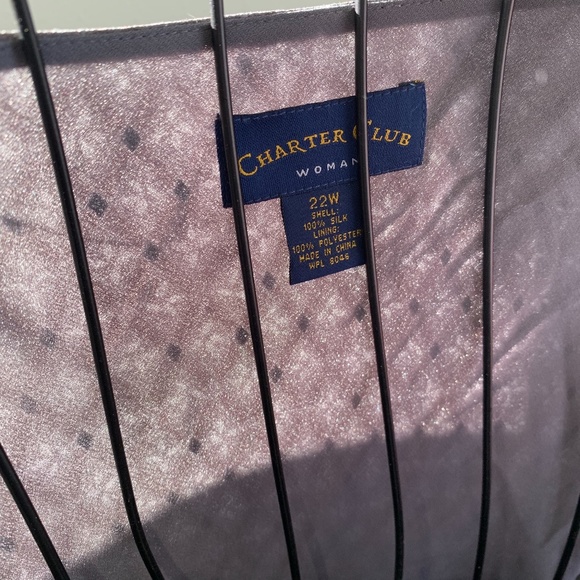 Charter Club plus size maxi casual tank dress grey - Picture 4 of 10